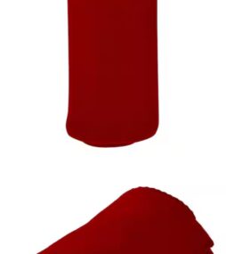 50 in. x 60 in. Red Super Soft Fleece Throw Blanket