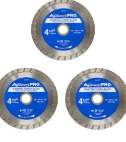 Avanti Pro 4.5 in. Turbo Diamond Blade (3-Pack)