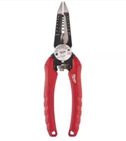 Milwaukee 7.75 in. Combination Electricians 6-in-1 Wire Stripper/Cutter Pliers
