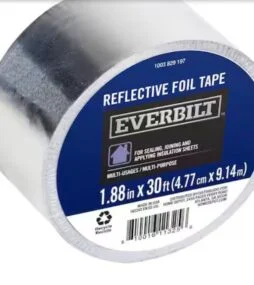 Everbilt 1.88 in. x 30 ft. Reflective Foil Tape for Radiant Barrier