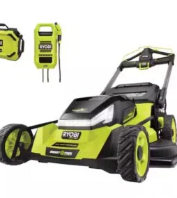 RYOBI 80V HP Brushless Battery Cordless Electric 30 in. Multi-Blade Lawn Mower with Battery and Charger