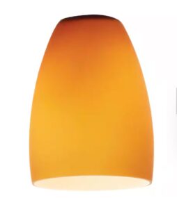 4.5 in. Amber Glass Shade 3 pack