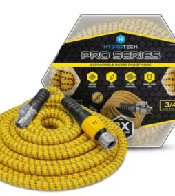 Hydrotech Pro Series 3/4 in. Dia x 100 ft. Heavy Duty Garden Water Hose, Lightweight, Expandable