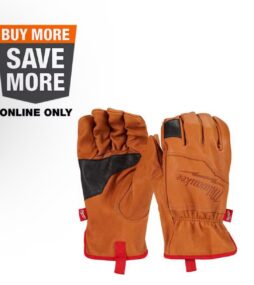 Milwaukee Medium Goatskin Leather Gloves