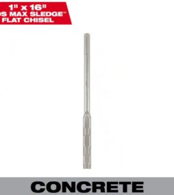 Milwaukee 1 in. x 16 in. SLEDGE SDS-MAX Flat Chisel