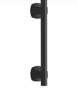 KOHLER Rubicon 9 in. Grab Bar in Matte Black