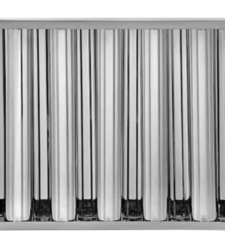 SKYSHALO Pack of 6-Hood Filters 19. 5 W x 15. 5 H in., 430 Stainless Steel 5 Grooves Commercial Hood Filters, Range Hood Filter