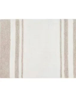Madison Park Taupe 20 in. x 30 in. Spa Cotton Reversible Bath Mat Rug