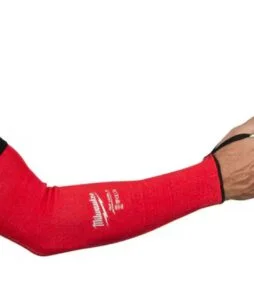 Milwaukee 16 in. Red 4-Way Stretch Cut 3 Resistant Protective Arm Sleeves
