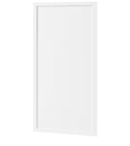 Hampton Bay Leyton 15 in. W x 30 in. H Wall Decorative End Panel in Alpine White