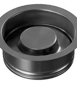 Glacier Bay PVD Nano Surface Kitchen Sink Gunmetal Black Garbage Disposal Flange and Stopper
