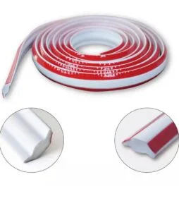 Everbilt 3/4 in. x 10 ft. White PVC Inside Corner Self-adhesive Flexible Caulk and Trim Molding
