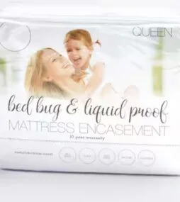 Mattress Protector Queen Microfiber Spill Proof Bed Bug Premium Zipper Encasement